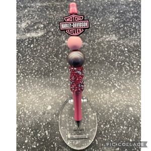 Pink Harley-Davidson pen